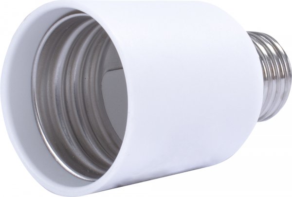 Переходник e.lamp adapter.E27/E40.white, с патрона E27 на E40, пластиковый s9100015