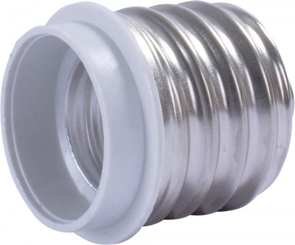 Переходник e.lamp adapter.E40/E27.white, с патрона E40 на E27, пластиковый s9100020
