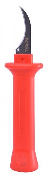 Нож для снятия изоляции e.cable.knife.33HS серповидный t004013