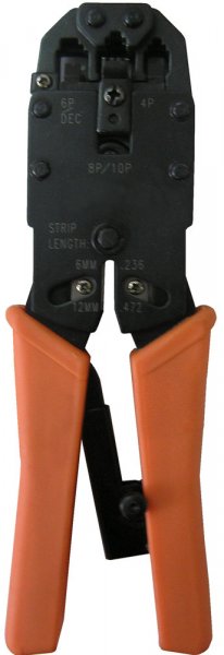 Инструмент e.tool.crimp.hs.2008.r для обжима 4-, 6- и 8-контактных разъёмов t006001