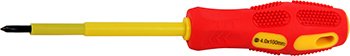 Изолированная отвёртка e.tool.ph.403 (PH1x75) крестовая t009006