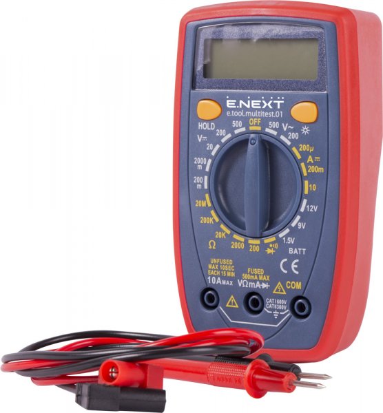 Мультиметр цифровий e.tool.multitest.01 p0470020