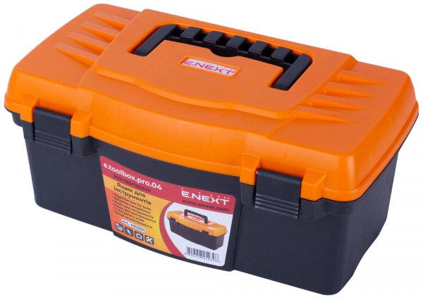 Ящик для инструментов e.toolbox.pro.04, 13", 300x165x135 мм t011004