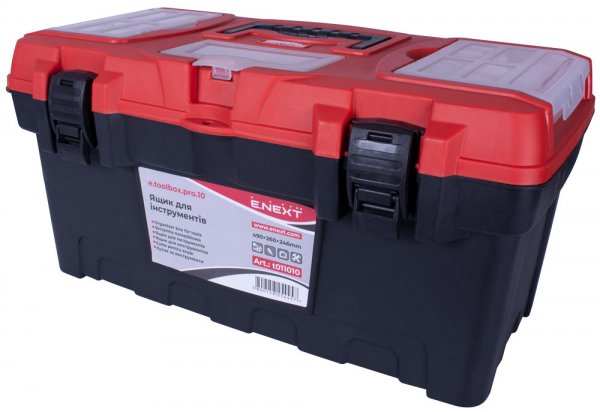 Ящик для инструментов e.toolbox.pro.10, 19", 490x260x246 мм t011010