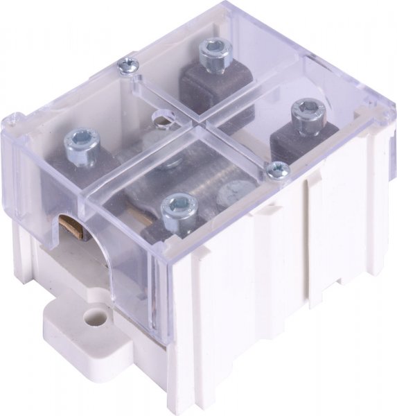 Клемна колодка прохідна e.tc.main.brass.95k, 1х95 мм.кв./4х16 мм.кв..,латунний контакт, з кришкою p0820004