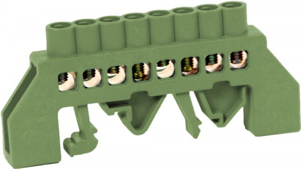 Шина нульова e.bsi.pro.2.8 в ізольованому корпусі універсальна зелена p0650020