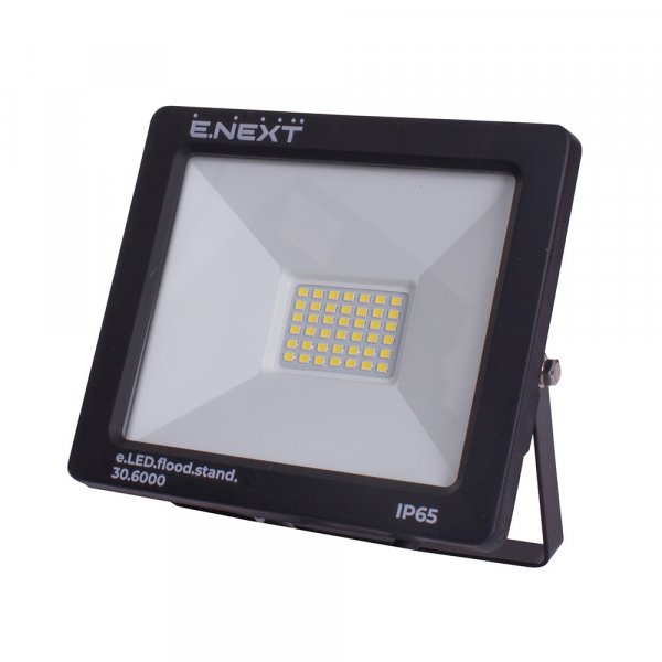 Прожектор светодиодный e.LED.flood.stand.30.6000, 30Вт, 6000К l0790003