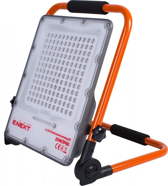 Прожектор светодиодный аккумуляторный e.LED.flood.stand.emerg.20 l0790014