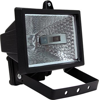 Светильник e.halogen.150.black 150Вт, черный прожектор l003002