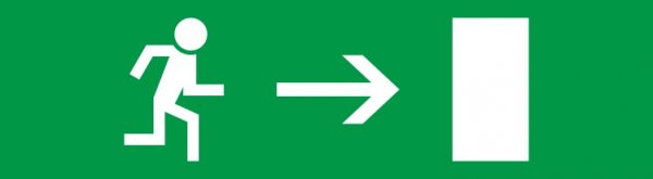 Пиктограмма "Стрелка направо" для аварийных светильников 2128 e.pict.right.200.55 l0660094
