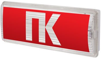 Пиктограмма "ПК" для аварийных светильников 506,506L,507L e.pict.pk.225.80 l0660084