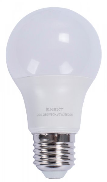 Лампа светодиодная e.LED.lamp.A60.E27.7.6500, 7Вт, 6500К l0650624