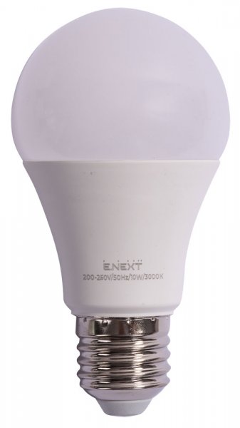 Лампа светодиодная e.LED.lamp.A60.E27.10.3000, 10Вт, 3000К l0650605