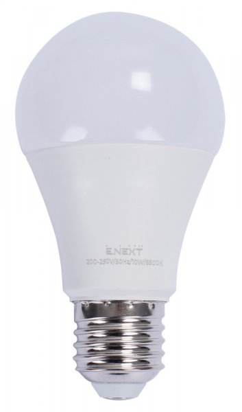 Лампа світлодіодна e.LED.lamp.A60.E27.10.6500, 10Вт, 6500К l0650625