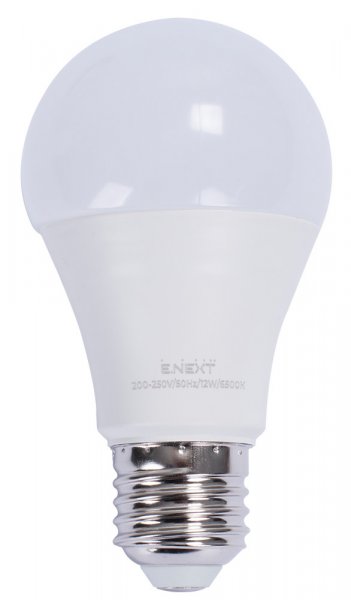 Лампа светодиодная e.LED.lamp.A60.E27.12.6500, 12Вт, 6500К l0650626