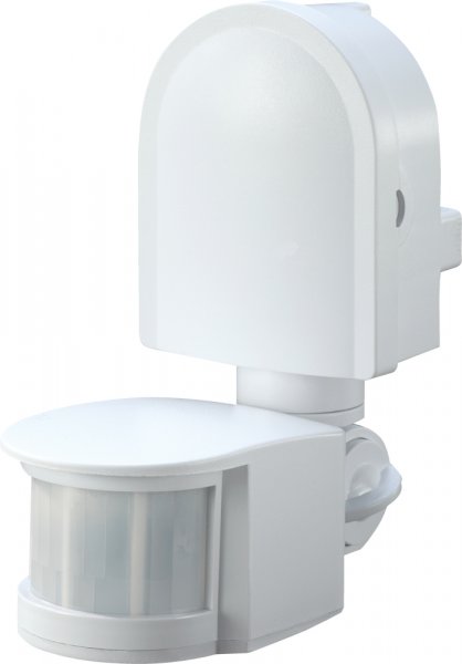 Датчик движения инфракрасный e.sensor.pir.10F.white(белый), 180°, IP44 s061004