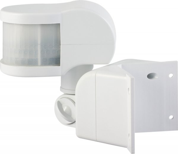 Датчик движения инфракрасный e.sensor.pir.13.white(белый) 270°, IP44 s061018