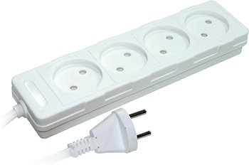 Удлинитель e.es.4.3.b, 4 гнезда, 3м, без з/к, baby protect s042062