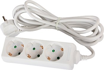 Удлинитель e.es.3.1.5.z.b, 3 гнезда, 1.5м, с з/к, baby protect s042122