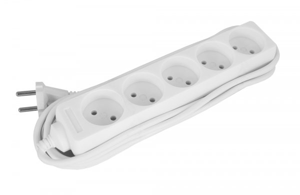 Удлинитель e.es.5.1.5, 5 гнезд, 1.5м, без з/к s042125