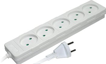 Удлинитель e.es.5.5.b, 5 гнезд, 5м, без з/к, baby protect s042067