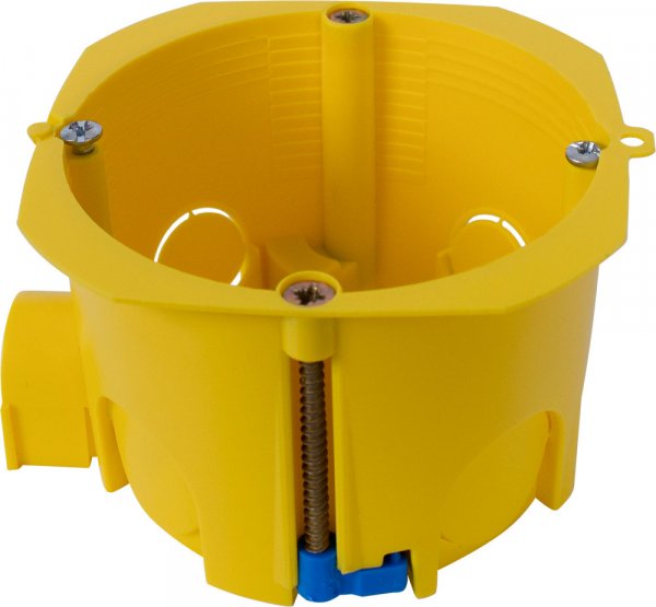 Коробка установочна e.db.pro.103.d65 гіпсокартон, упор ПВХ, блочна КМ03 (упаковка 50 шт.) p018103