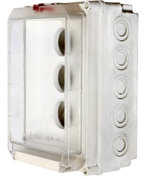 Коробка розподільча пластикова SB-K-51 IP55 під автоматичний вимикач, що вкручується (250*166*140) 062