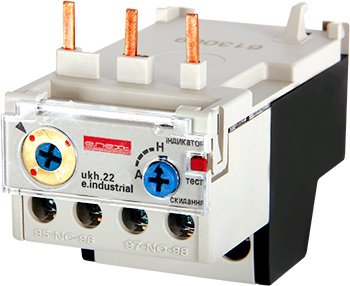 Теплове реле e.industrial.ukh.22.22, номін. струм 22А, діап. регул. 16-22 А i0110008