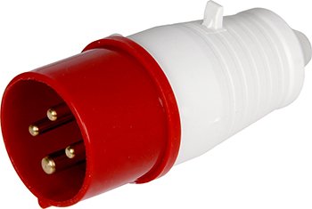 Силова вилка переносна e.plug.pro.4.16, 4п., 380В, 16А (014) p011004