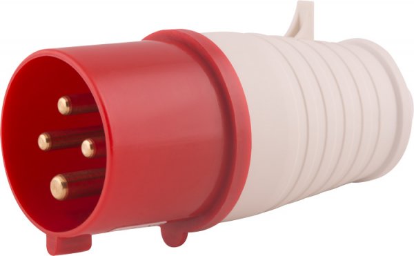 Силовая вилка переносная e.plug.pro.4.32, 4п., 380В, 32А (024) p011005