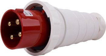 Силова вилка переносна e.plug.pro.4.125, 4п., 380В,IP 67, 125А (044) p011011