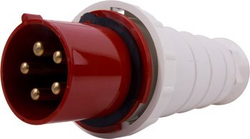 Силова вилка переносна e.plug.pro.5.125, 5п., 380В, IP 67, 125А (045) p011012