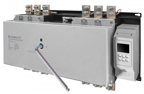 Пристрій АВР e.industrial.ats.3.1000, 3p, 1000А i088022