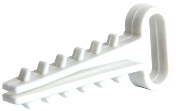 Дюбель - ялинка 10 mm для плоского проводу e.metiz.dowel.flat.fir.10, 100 шт. m0080015