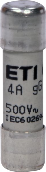 Предохранитель CH10x38 gG 4A 500V ETI 2651014