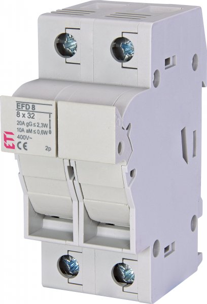 Роз'єднувач EFD 8 2P 20A 400V AC ETI 2520003