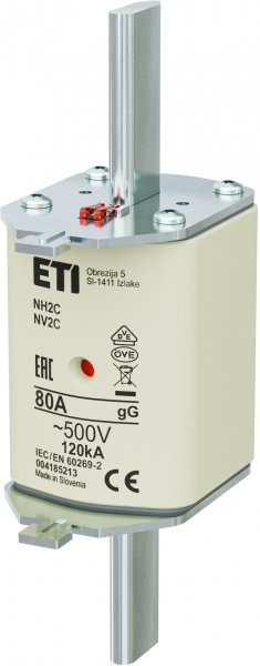Предохранитель NH-2C/gG 80A 500V KOMBI ETI 4185213