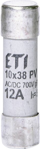 Предохранитель CH 10x38 gR 12A 700V (50kA AC) ETI 2625022