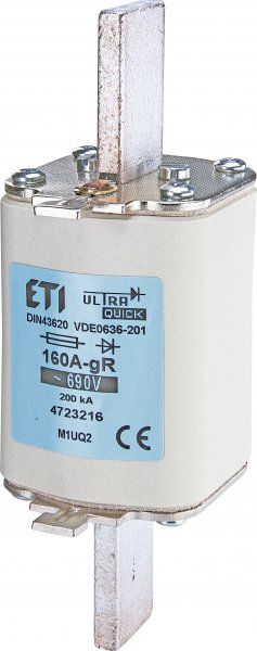 Запобіжник M1UQ2/160A/690V gR ETI 4723216