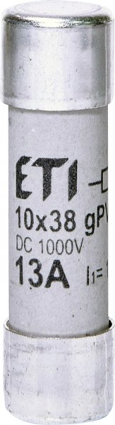 Предохранитель CH 10x38 gPV 13A 1000V (10kA) DC ETI 2625137