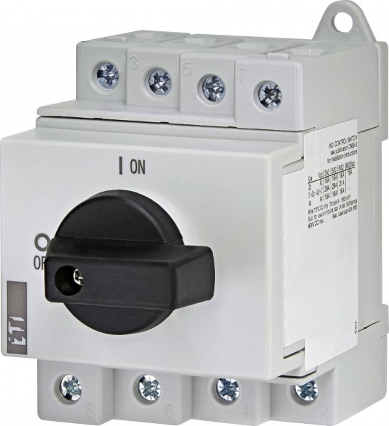 Выключатель нагрузки LS 16 SMA A4 4p "1-0" 16A 1000V DC ETI 4660063