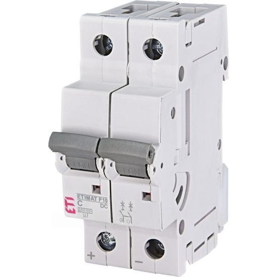 Авт. вимикач ETIMAT P10 DC 2p C 10A (10kA) ETI 1903228