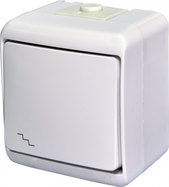 Вимикач "сходовий" VHE-3 (білий, IP54) ETI 4668002