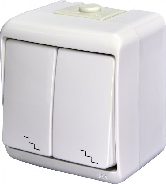 Выключатель "лестничный" VHE-3-SR (серый, IP54) ETI 4668062