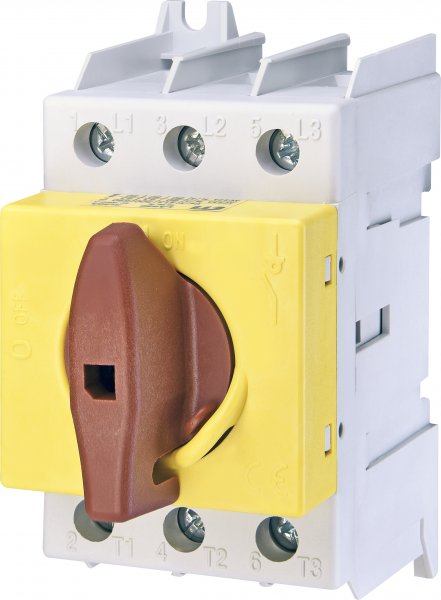 Разъединитель нагрузки LAS 3P Y-R 80 "1-0" 80A (желто-красный) ETI 4661106