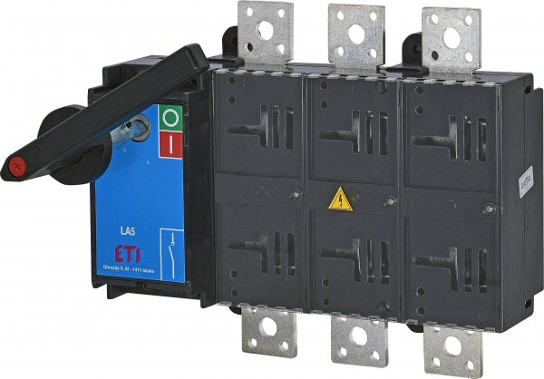Роз'єднувач навантаження LA 3P 5/R 1250А (рукоятка на корпусі) ETI 4663135