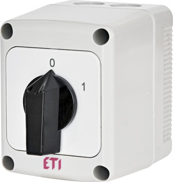 Переключатель CS 25 90 PN (1p_"0-1"корп./IP65"_с/ч_25A) ETI 4773155