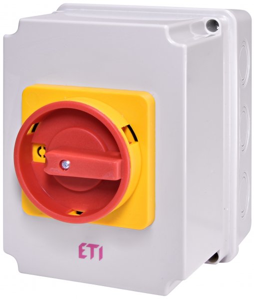 Перемикач CS 63 10 PN2LK (3p_"0-1"корп./IP65"_ж/к_63A_блок.) ETI 4773225