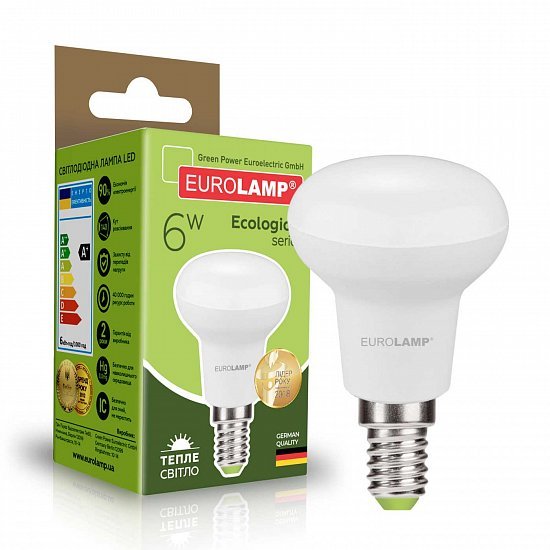 EUROLAMP LED Лампа ECO серия "P" R50 6 Вт E14 3000 К (100) LED-R50-06142(P)