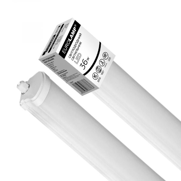 EUROLAMP LED Світильник лінійний квадратний S IP65 36W 5000K (1.2m) (30) LED-FX(1.2)-36/5(S)